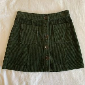 Zara green skirt. Size XS